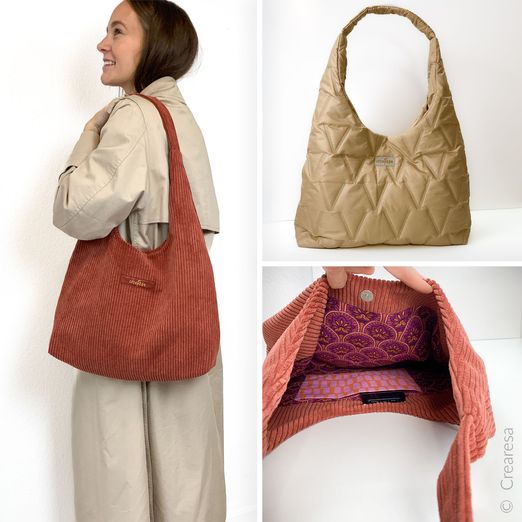 Shopper - Hobo Bag Resa Basic - Schnittmuster eBook