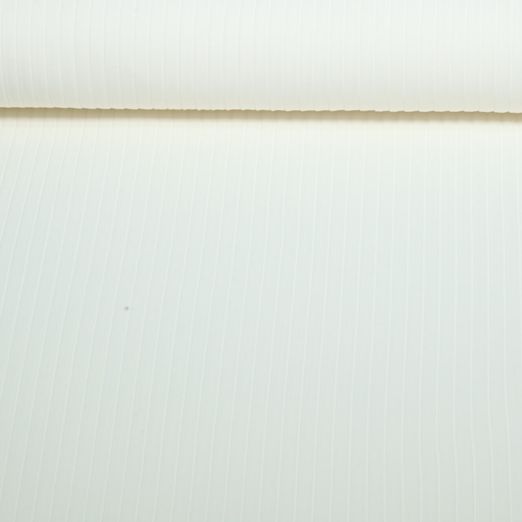 Rippjersey - XL Rippe 5mm Uni Ecru