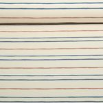 Bio Rippjersey Natural - Streifen Natur