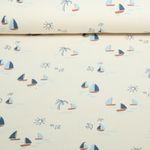 Bio Jersey Natural - Segelboote Natur