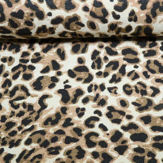 Gobelin - Leo Beige Schwarz