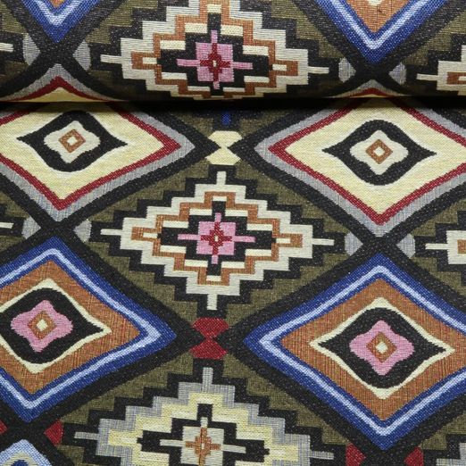 Gobelin - Geometric Rautenmix Multicolor