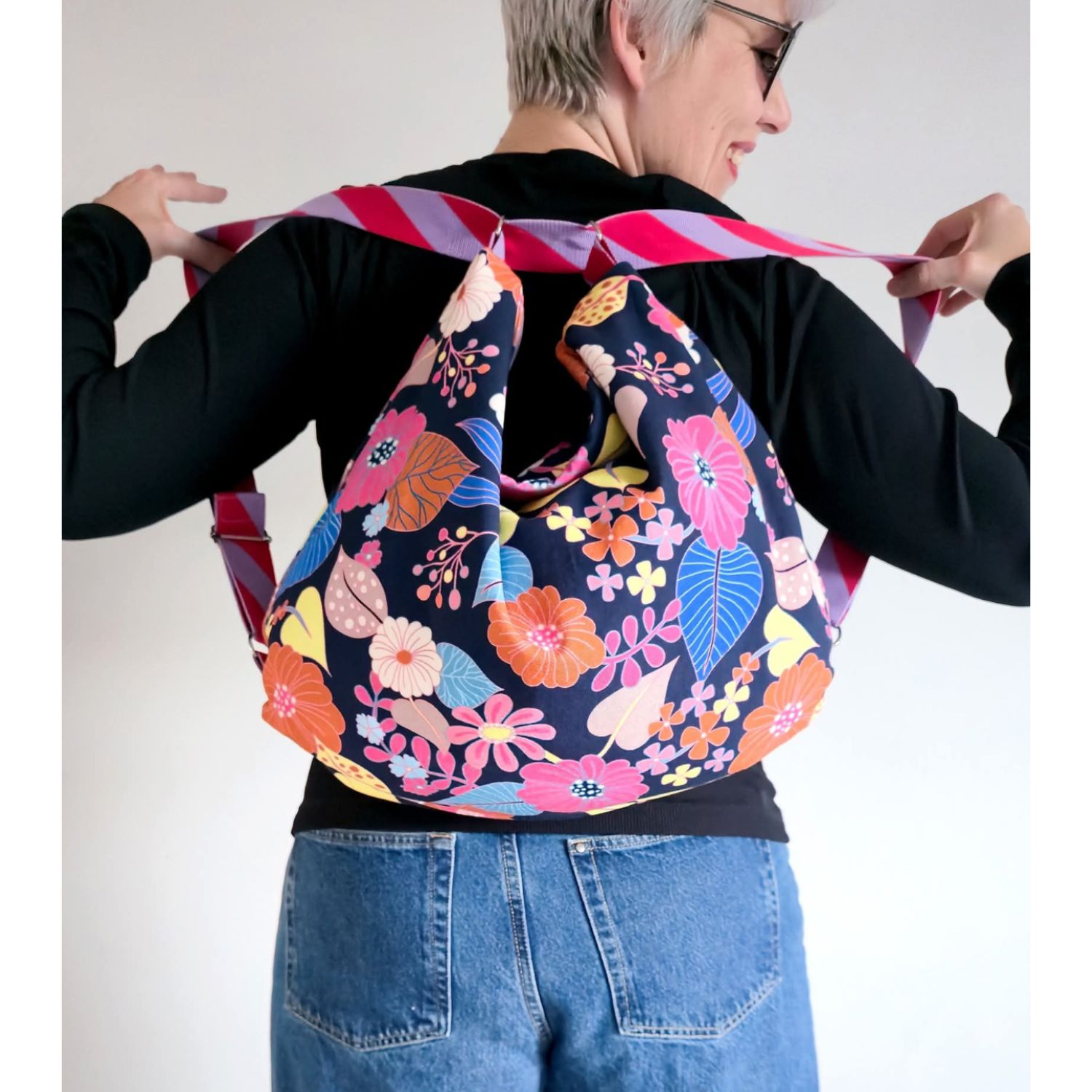 Toile canevas bio - Hamburger Liebe Gleam Bloomorama Bleu marine-3 Toile canevas bio - Hamburger Liebe Gleam Bloomorama Bleu marine-3