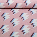 Ekologisk Jacquard Jersey - HHL Gleam Zappy Pink