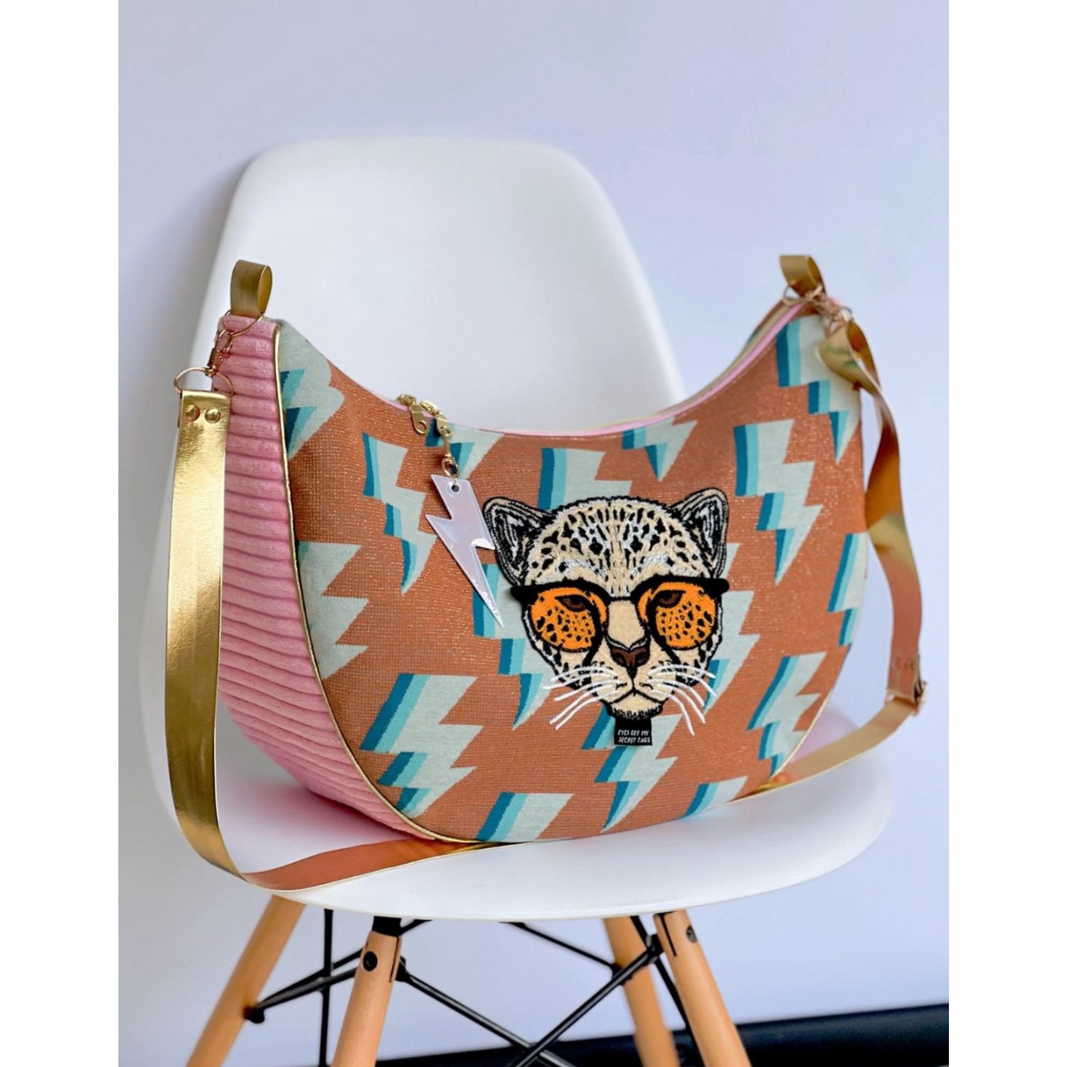 Bio Jacquard Jersey - HHL Gleam Zappy Braun-1 Bio Jacquard Jersey - HHL Gleam Zappy Braun-1