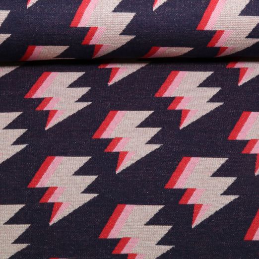 Bio Jacquard Jersey - HHL Gleam Zappy Navy