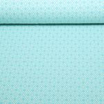 Bio Jacquard Jersey - HHL Gleam Tiny Tango Knit Türkis