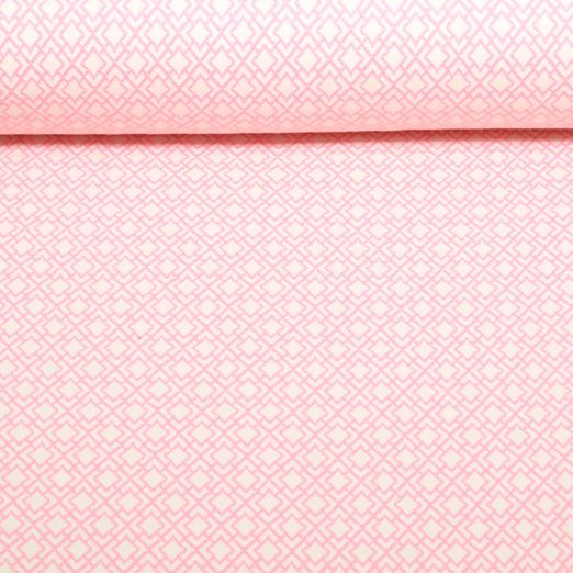 Bio Jacquard Jersey - HHL Gleam Tiny Tango Knit Rosa