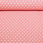 Bio Jacquard Jersey - HHL Gleam Tiny Tango Knit Rot