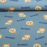 Jersey - Petits lions Bleu jeans