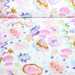 Jersey - Digitaldruck Malerei BFF Weiß