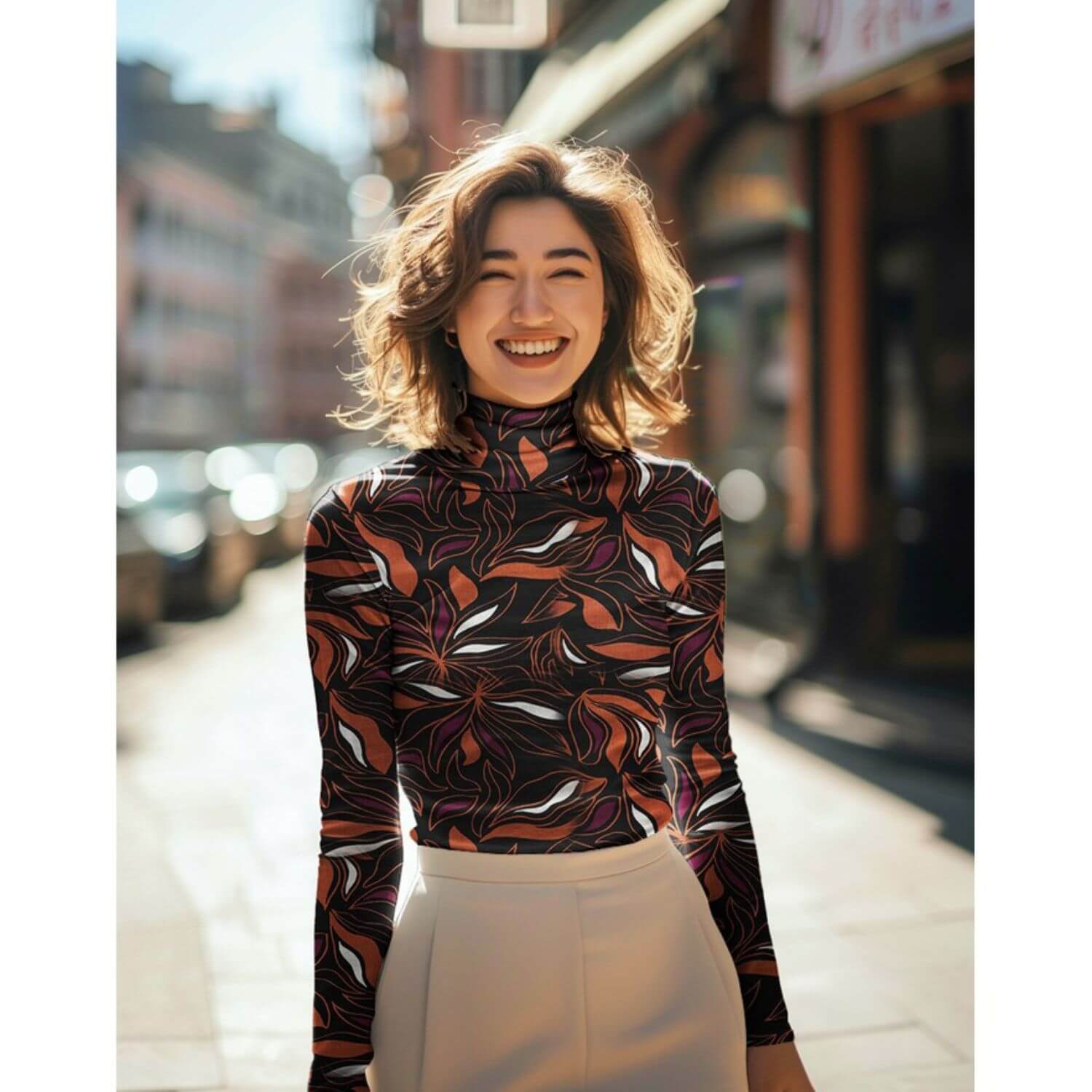 Viskosejersey - Blüten Schwarz-1 Viskosejersey - Blüten Schwarz-1