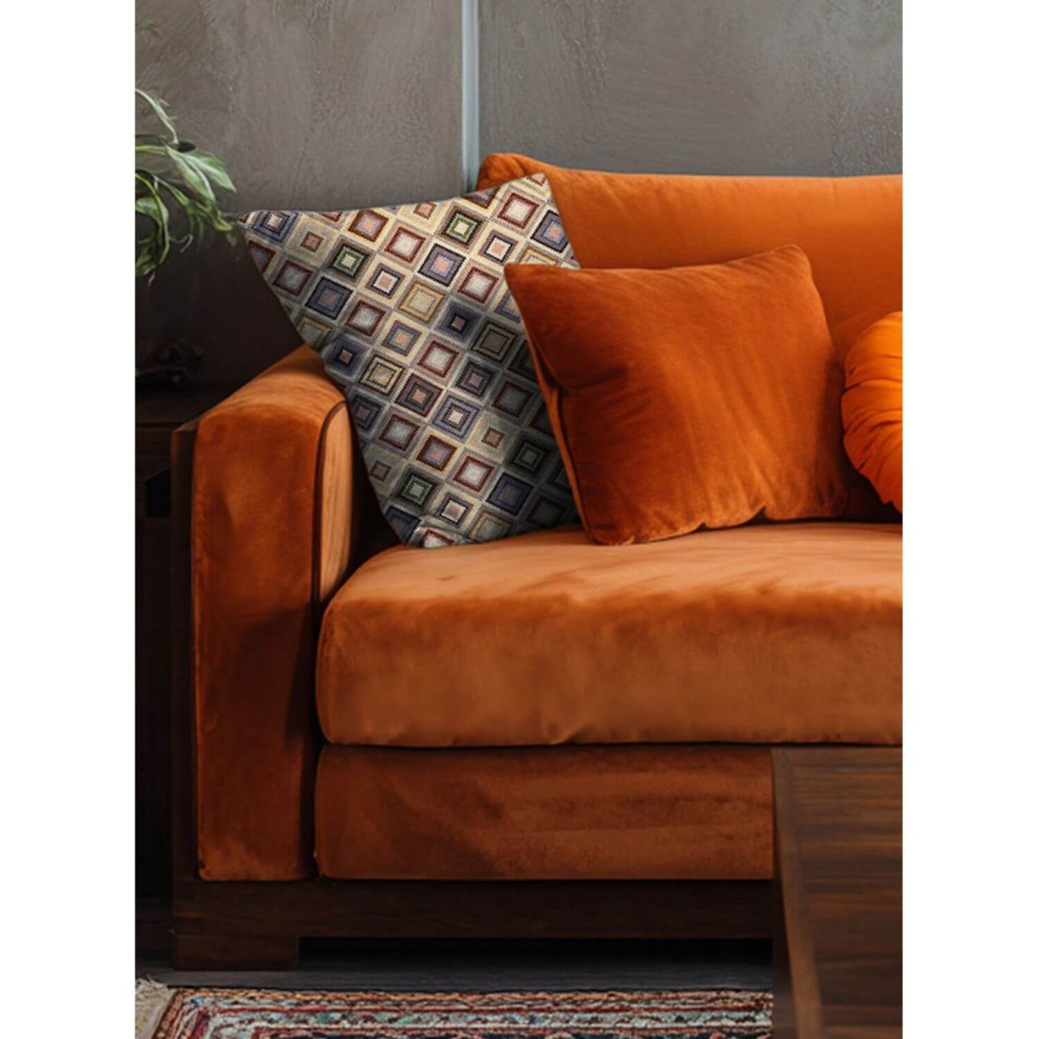 Gobelin - Geo Quadrate Multicolor-1 Gobelin - Geo Quadrate Multicolor-1