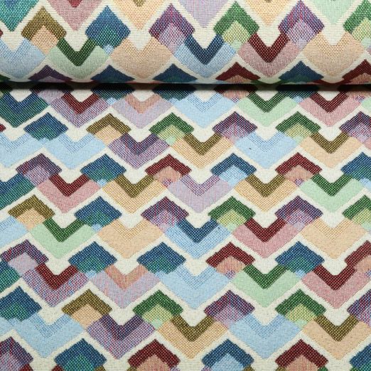 Gobelin - Geo Formen Mix Multicolor
