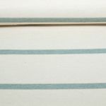 Nachhaltiger Jacquard Leinen Canvas - Streifen Ecru Grün