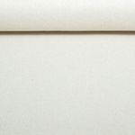 Toile lin jacquard durable - Double face Uni Ecru