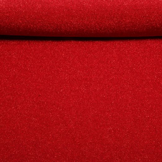 Stretch-Lurex Noella - Glitzer & Glam Rot