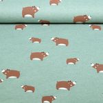 Jersey - Bären Mint Melange