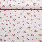 Jersey - Mille Fleur Blumen Beige Melange