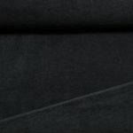 Baumwoll-Frottee Karli - Uni Schwarz