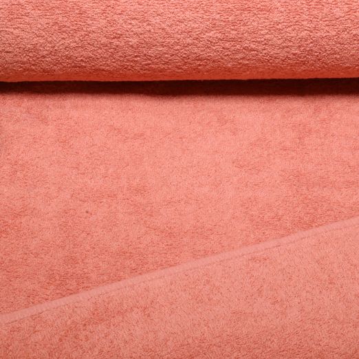 Baumwoll-Frottee Karli - Uni Rosenholz