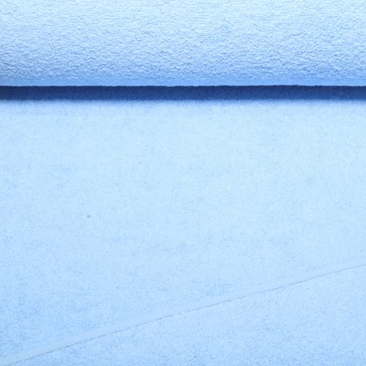 Baumwoll-Frottee Karli - Uni Hellblau