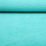 Baumwoll-Frottee Karli - Uni Türkisgrün