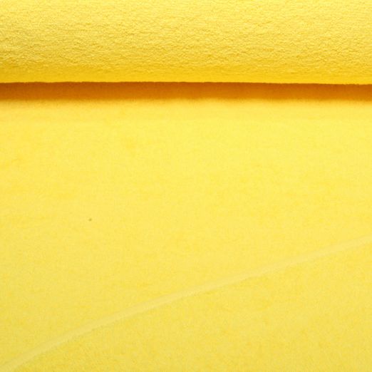 Baumwoll-Frottee Karli - Uni Gelb