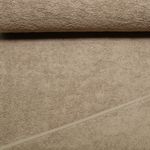 Baumwoll-Frottee Karli - Uni Taupe