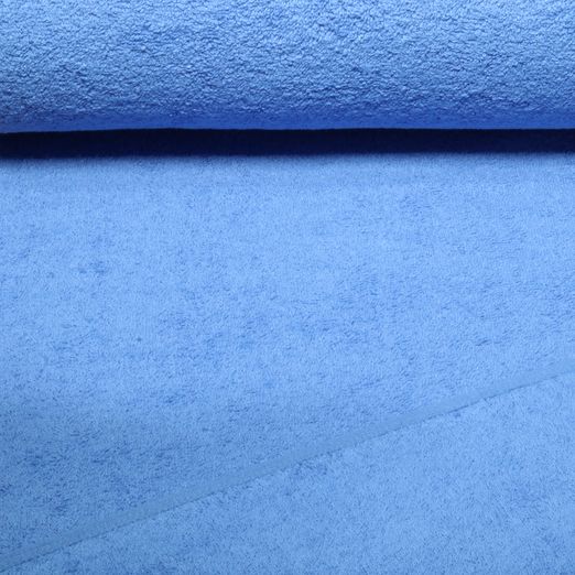 Baumwoll-Frottee Karli - Uni Softblau