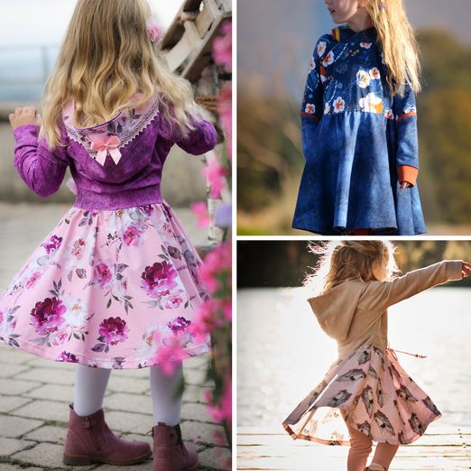 Kleid - lovely hoodie dress - Schnittmuster eBook