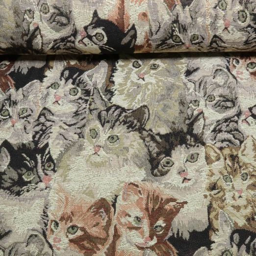 Gobelin - Katzen Multicolor