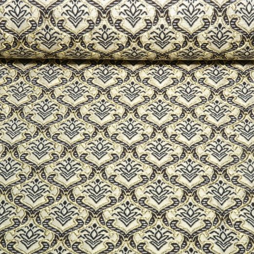 Gobelin - Kleine Ornamente Braun Gold 