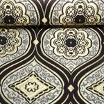 Gobelin - Große Ornamente Braun Gold 