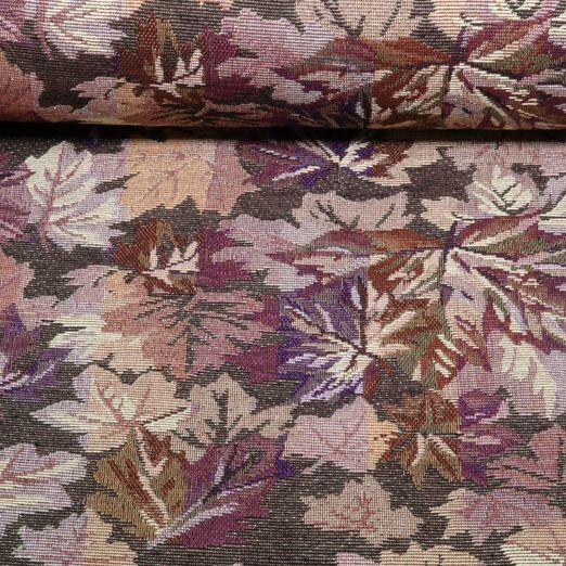 Gobelin - Bunte Blätter Braun