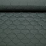 Gesteppter Jackenstoff - Moosgrün Wattiert Doubleface