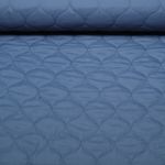 Gesteppter Jackenstoff - Jeansblau Wattiert Doubleface