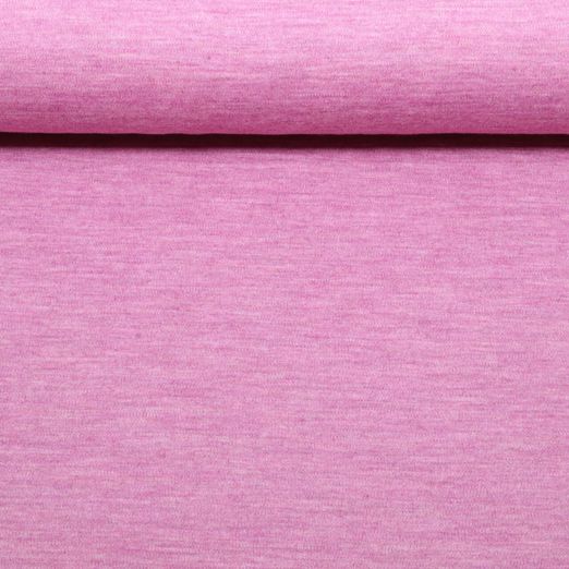Merino Strickjersey - Pink Melange Mulesingfrei