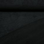 Teddyfleece - Doubleface Velour Schwarz