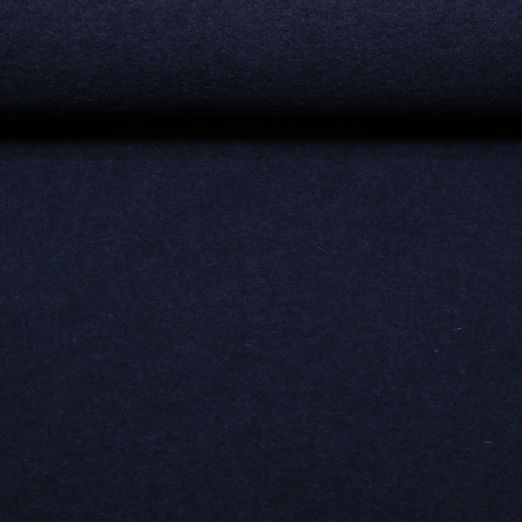 Polaire laine Mérinos - Mélange bleu marine foncé Uni - Sans mulesing