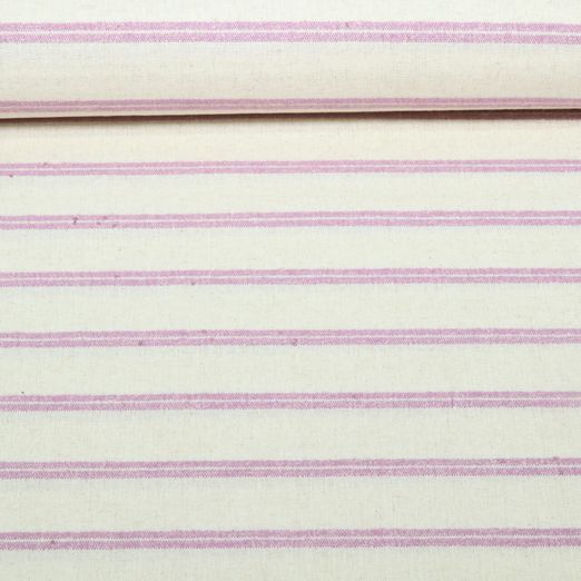 Kleider und Blusenstoff - Streifen Pailletten Natur