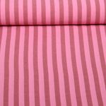 Baumwoll-Webware - Streifen Mauve Garngefärbt