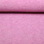 Wollfleece Merino - Uni Pink Melange Mulesingfrei