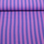 Baumwoll-Webware - Streifen Violett Garngefärbt