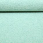 Wollfleece Merino - Uni Mint Melange Mulesingfrei