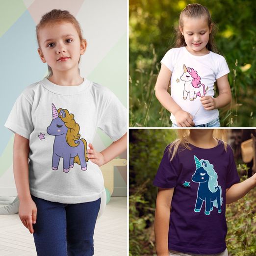 Plotterdatei - Einhorn mit Stern - eBook