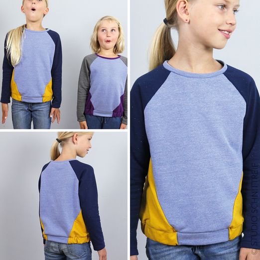 Sweat raglan - LILLE - Patron numérique