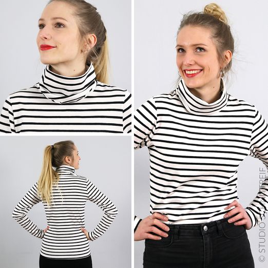 T-shirt à col roulé - MADAME ROMY - Patron numérique