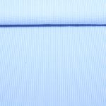 Seersucker - Streifen Hellblau