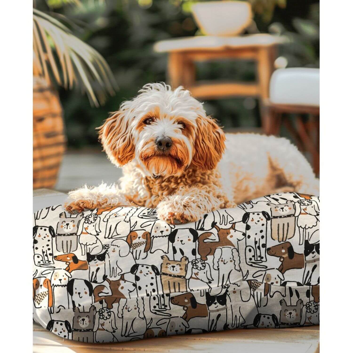 Canvas - Leinenlook Hunde Natural-1 Canvas - Leinenlook Hunde Natural-1